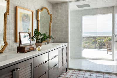  Maximalist Family Home Bathroom. Boca Beach by Abby Hetherington Interiors.