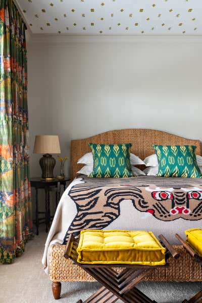  Eclectic Family Home Bedroom. Boca Beach by Abby Hetherington Interiors.