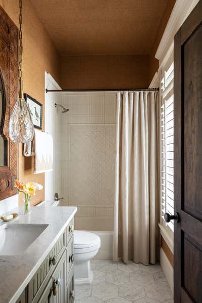  Eclectic Family Home Bathroom. Boca Beach by Abby Hetherington Interiors.