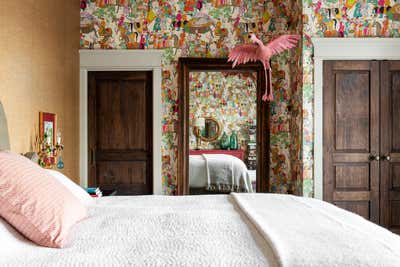  British Colonial Family Home Bedroom. Boca Beach by Abby Hetherington Interiors.