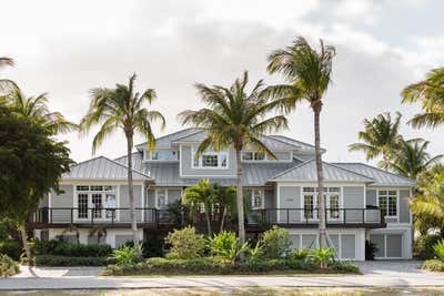  British Colonial Family Home Exterior. Boca Beach by Abby Hetherington Interiors.