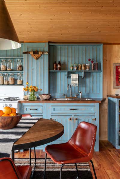  Western Country Kitchen. Big Timber Ranch Cabin 1 by Abby Hetherington Interiors.