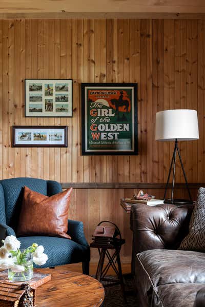  Country Living Room. Big Timber Ranch Cabin 1 by Abby Hetherington Interiors.