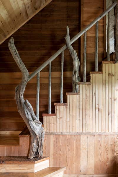 Western Entry and Hall. Big Timber Ranch Cabin 1 by Abby Hetherington Interiors.