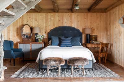 Western Bedroom. Big Timber Ranch Cabin 2 by Abby Hetherington Interiors.