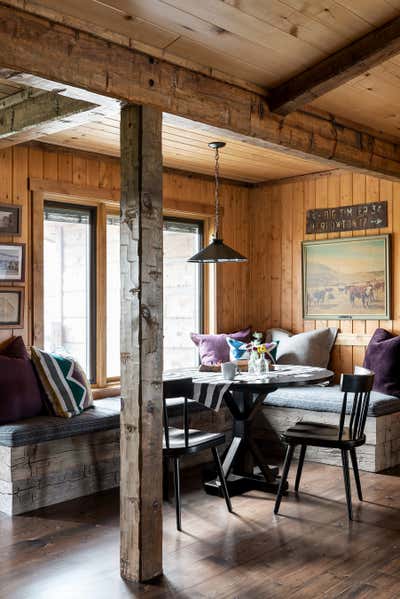 Country Dining Room. Big Timber Ranch by Abby Hetherington Interiors.
