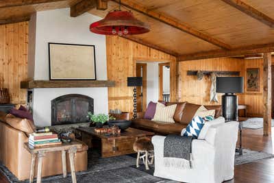  Country Western Living Room. Big Timber Ranch by Abby Hetherington Interiors.