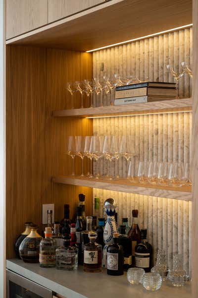  Contemporary Apartment Bar and Game Room. Edgewater Penthouse by Atelier Roy-Heckl.