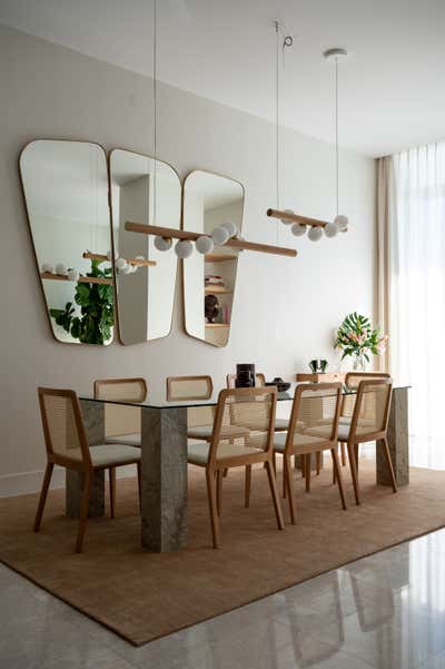  Art Deco Apartment Dining Room. Edgewater Penthouse by Atelier Roy-Heckl.