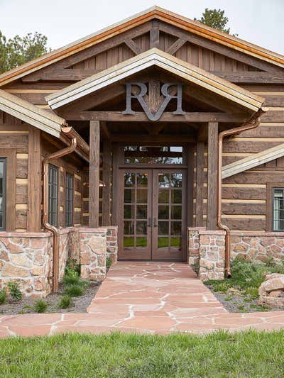  Western Rustic Country House Exterior. Remount Ranch by Andrea Schumacher Interiors.