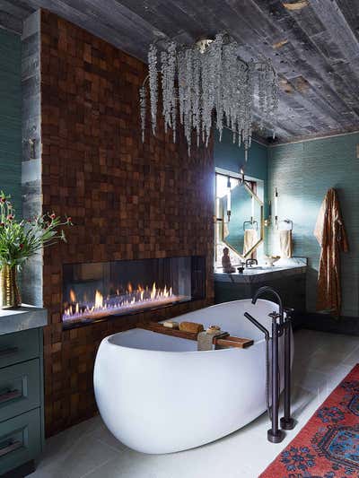  Western Rustic Country House Bathroom. Remount Ranch by Andrea Schumacher Interiors.