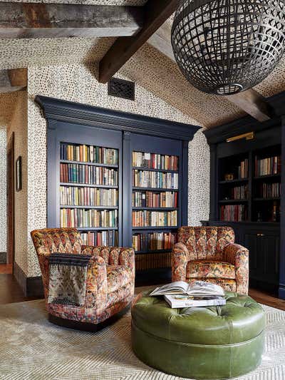  Western Rustic Country House Office and Study. Remount Ranch by Andrea Schumacher Interiors.