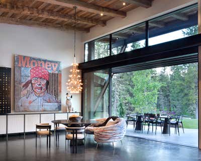  Contemporary Rustic Dining Room. Ross Peak by Abby Hetherington Interiors.