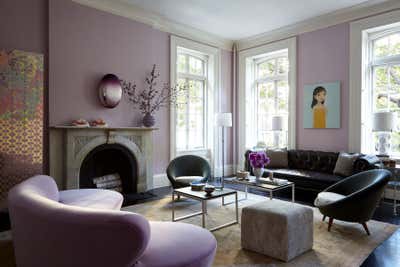  Scandinavian Living Room. Gramercy Townhome by Sara Story Design.