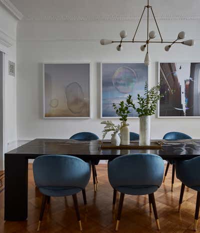  Organic Apartment Dining Room. Park Slope by Tina Ramchandani Creative LLC.