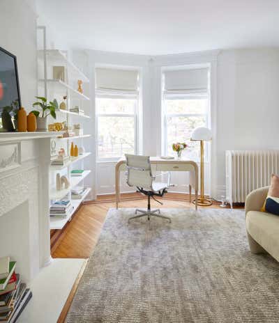  Maximalist Apartment Office and Study. Park Slope by Tina Ramchandani Creative LLC.