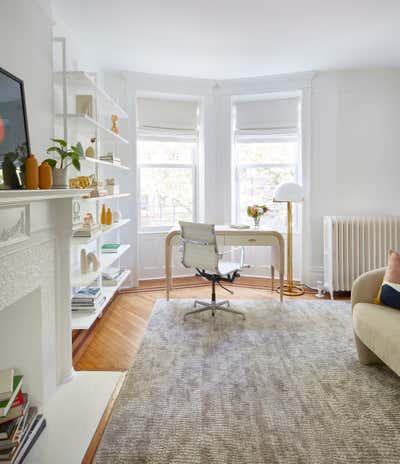  Maximalist Transitional Apartment Office and Study. Park Slope by Tina Ramchandani Creative LLC.