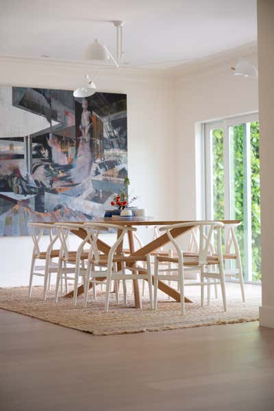  Mid-Century Modern Dining Room. Venetian Island Residence by Atelier Roy-Heckl.