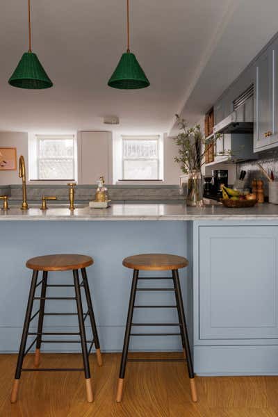  English Country Kitchen. Brooklyn Heights Townhouse by White Arrow.