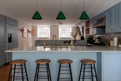  Country Family Home Kitchen. Brooklyn Heights Townhouse by White Arrow.