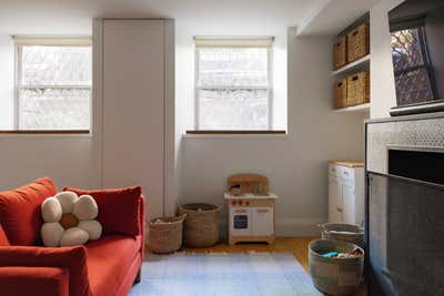  Country Arts and Crafts Family Home Children's Room. Brooklyn Heights Townhouse by White Arrow.