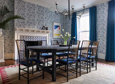  Traditional Family Home Dining Room. Brooklyn Heights Townhouse by White Arrow.