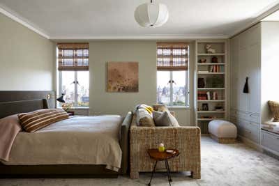  Mid-Century Modern Apartment Bedroom. Central Park West Apartment by Katch Interiors.