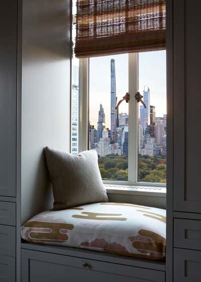Contemporary Bedroom. Central Park West Apartment by Katch Interiors.