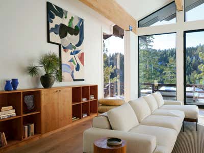  Contemporary Scandinavian Vacation Home Living Room. Incline Village, Lake Tahoe by Purveyor Design.