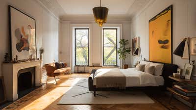  Minimalist French Bedroom. Cobble Hill I by Havard Cooper Architect PLLC.