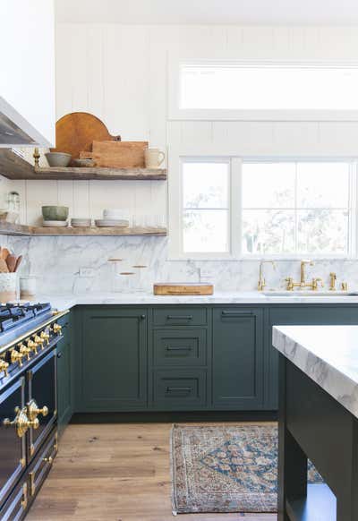  Mediterranean Family Home Kitchen. Ojai by Electric Bowery LTD..