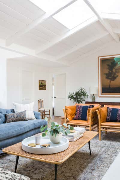  Mediterranean Family Home Living Room. Ojai by Electric Bowery LTD..