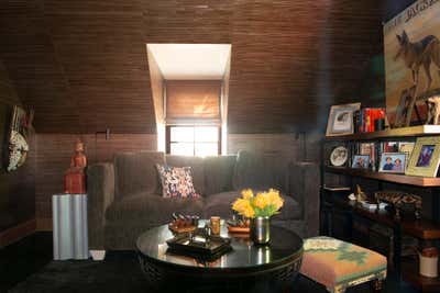 Art Deco Office and Study. 1940's Cottage by Vicente Wolf Associates, Inc..