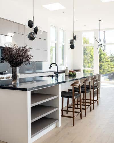  Contemporary Transitional Beach House Kitchen. 25th Street by LH.Designs.