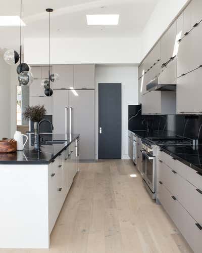  Contemporary Transitional Coastal Beach House Kitchen. 25th Street by LH.Designs.