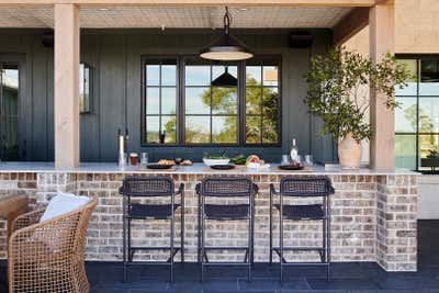  Transitional Family Home Exterior. Texas by LH.Designs.