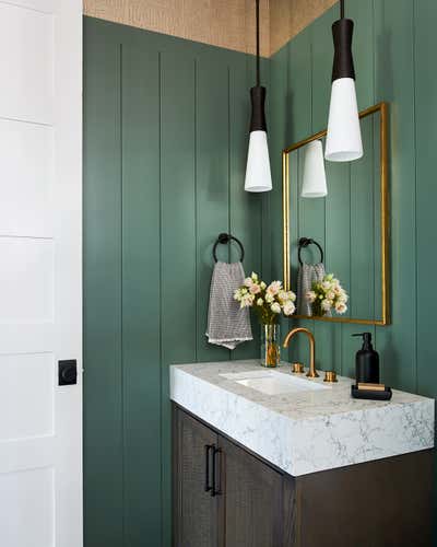  Farmhouse Family Home Bathroom. Texas by LH.Designs.