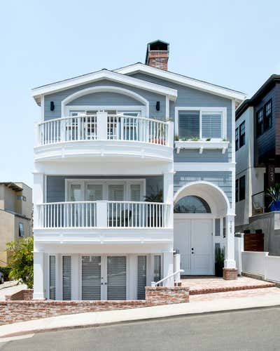  Coastal Family Home Exterior. 28th Street II by LH.Designs.