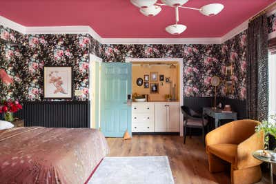  Maximalist Victorian Hotel Bedroom. Cornell Inn by LH.Designs.