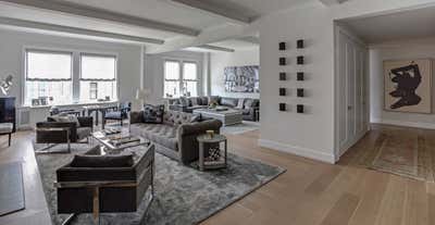 Contemporary Living Room. Park Avenue Residence by Lisa Frantz Interior.
