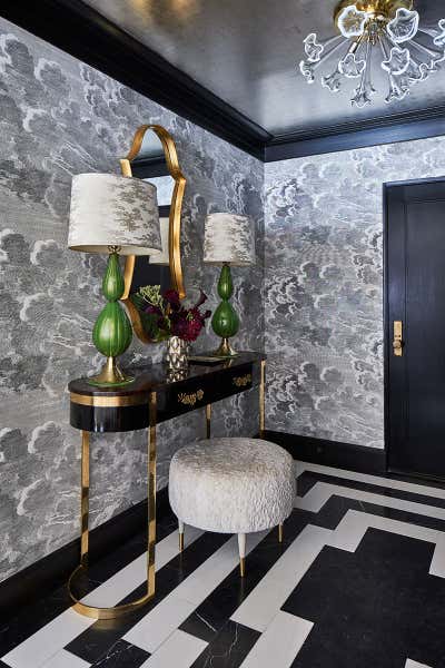  Art Deco Entry and Hall. Sutton Place by Lisa Frantz Interior.