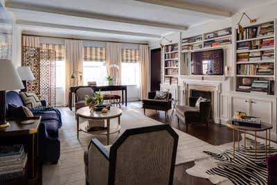 Art Deco Transitional Apartment Living Room. Sutton Place by Lisa Frantz Interior.