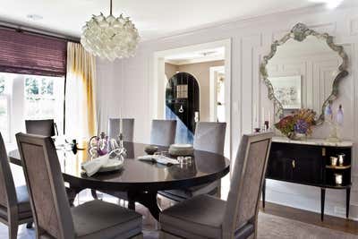  Transitional Eclectic Family Home Dining Room. Greenwich Tudor by Lisa Frantz Interior.