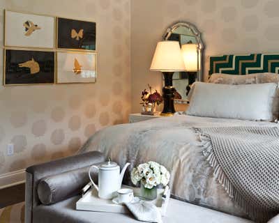  Transitional Eclectic Family Home Bedroom. Greenwich Tudor by Lisa Frantz Interior.