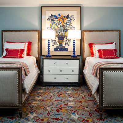  Transitional Eclectic Family Home Bedroom. Greenwich Tudor by Lisa Frantz Interior.
