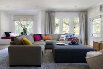 Modern Living Room. Los Altos Historical Home by Wit Interiors.