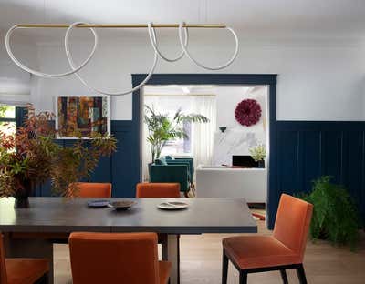  Modern Family Home Dining Room. Los Altos Historical Home by Wit Interiors.