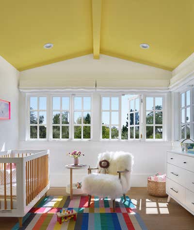 Modern Children's Room. Los Altos Historical Home by Wit Interiors.