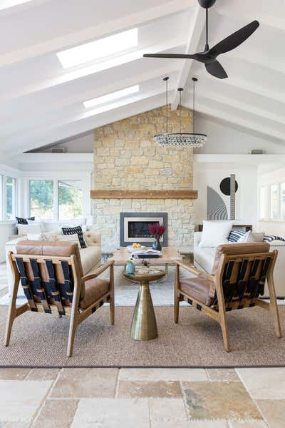  Transitional Family Home Living Room. Calistoga Vacation Home by Wit Interiors.