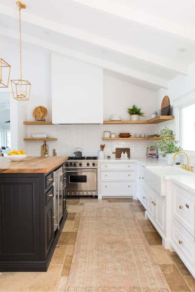  Farmhouse Kitchen. Calistoga Vacation Home by Wit Interiors.